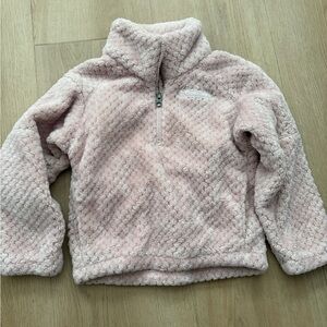 Columbia Kids Light Pink Sherpa Half-Zip Pullover